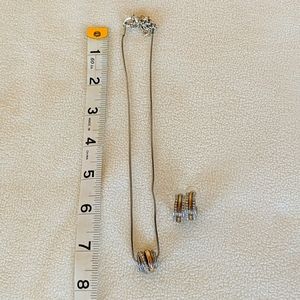 Brighton necklace and earrings